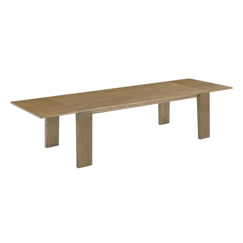 Polly Natural Ash Extendable Rectangular Dining Table Model: TOV-D54351
