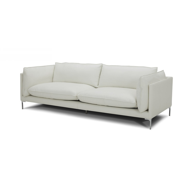 Divani Casa Harvest Modern White Full Leather Sofa Model VGKKKF2627-L2927-SOFA