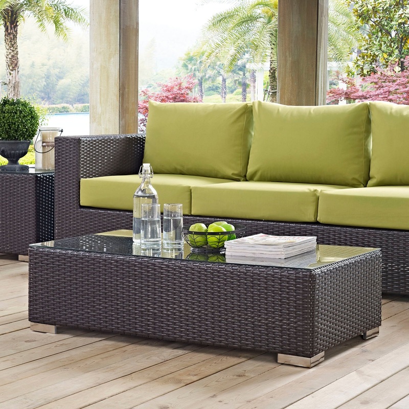 Convene Outdoor Patio Coffee Table Modway Model: eei-1908