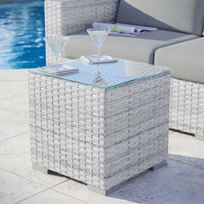 Convene Outdoor Patio Side Table Modway Model: eei-4300