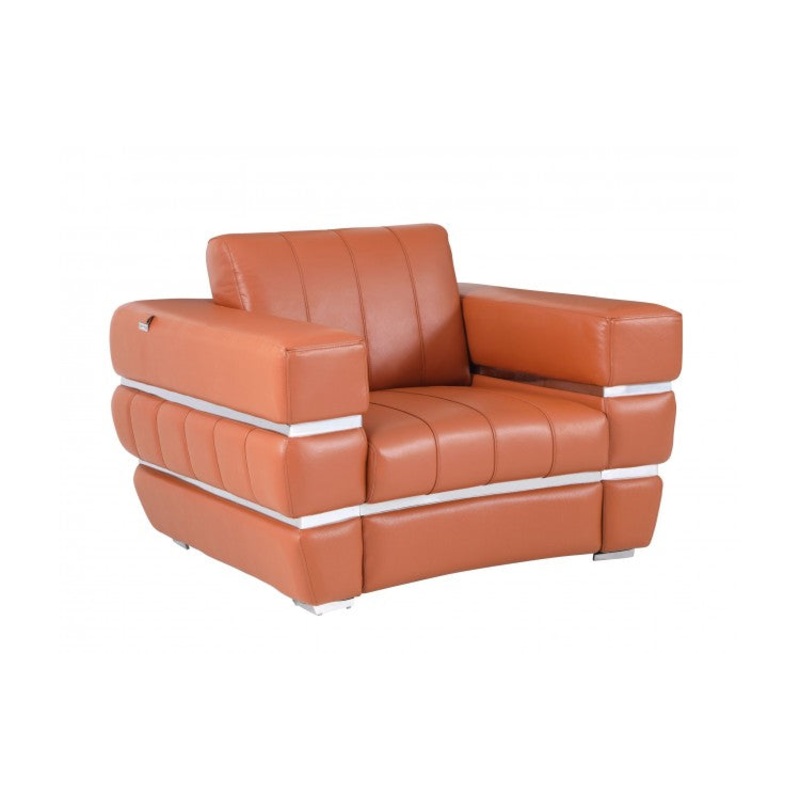 904 DivanItalia Camel Chair  Top Grain Italian LeatherModel:  904-CAMEL-CH