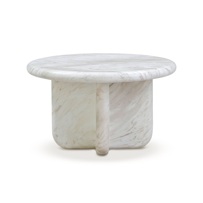 Juju Marble Indoor/Outdoor 24 Tall Coffee Table Model: TOV-OC54400