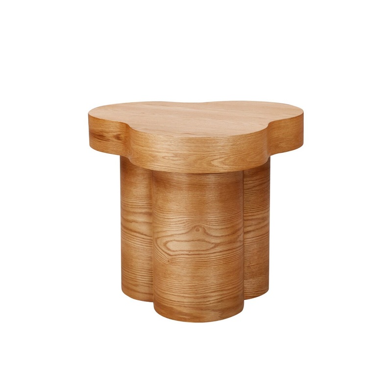 Dora Natural Oak Side Table Model: TOV-OC68683