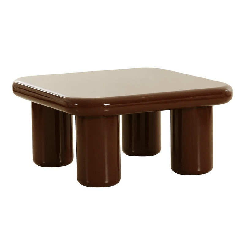 Memphis Chocolate Brown Coffee Table Model: TOV-OC68995