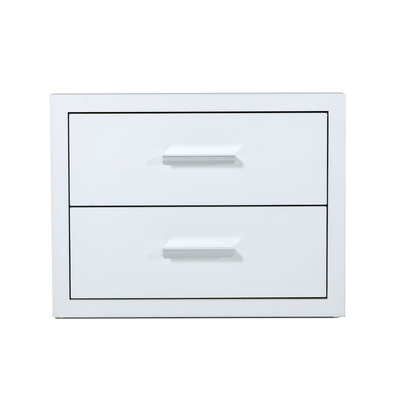 Modrest Adan Modern White Nightstand Model VGBBMB1706-NS-3