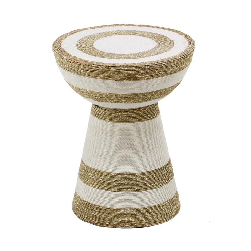 Wren Striped Side Table Model: TOV-OC18472