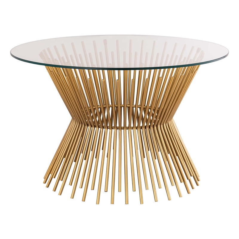 Grace Glass Coffee Table By Inspire Me! Home Decor Model: TOV-OC18315