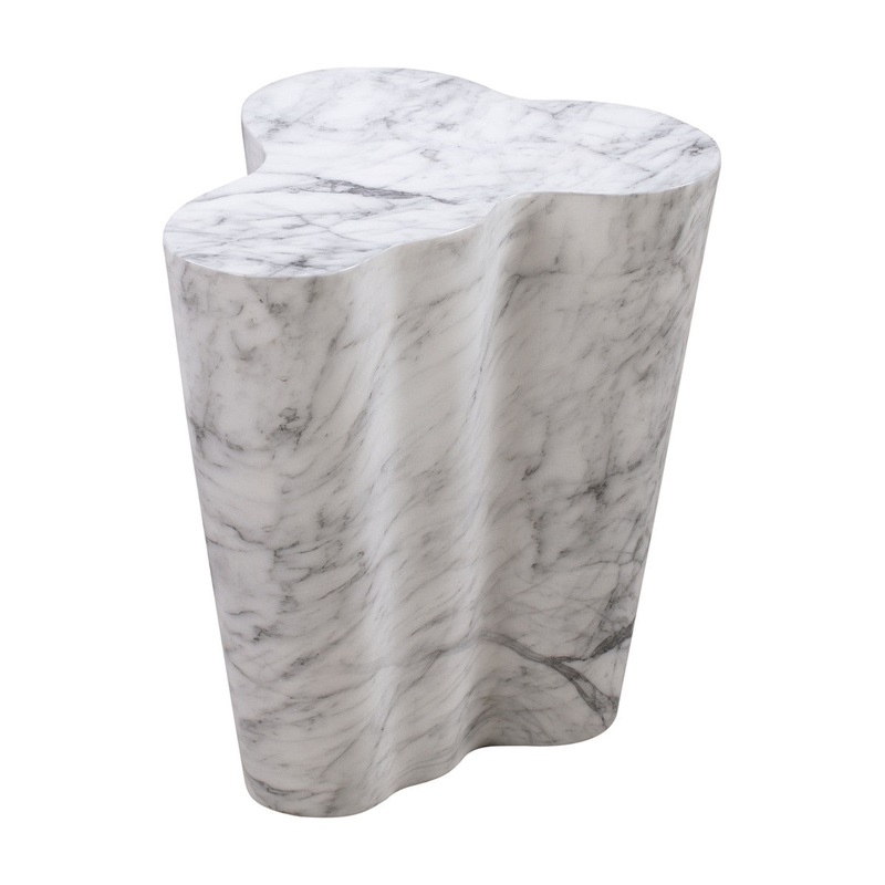 Slab Marble Tall Side Table Model: TOV-OC44038