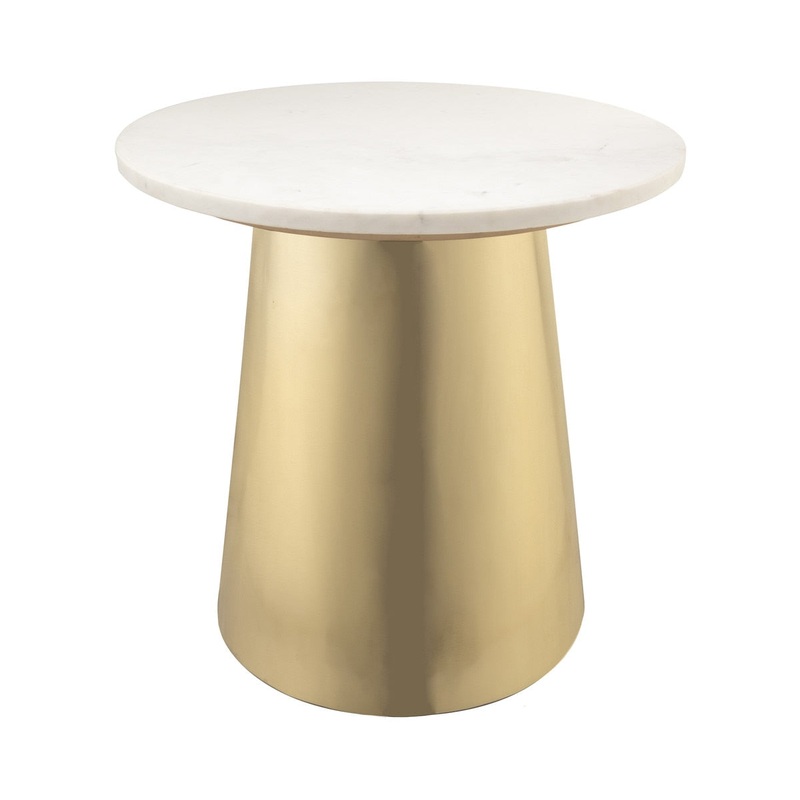 Bleeker Marble Side Table Model: TOV-OC18135