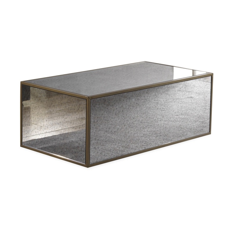 Lana Mirrored Coffee Table By Inspire Me! Home Decor Model: TOV-OC3729