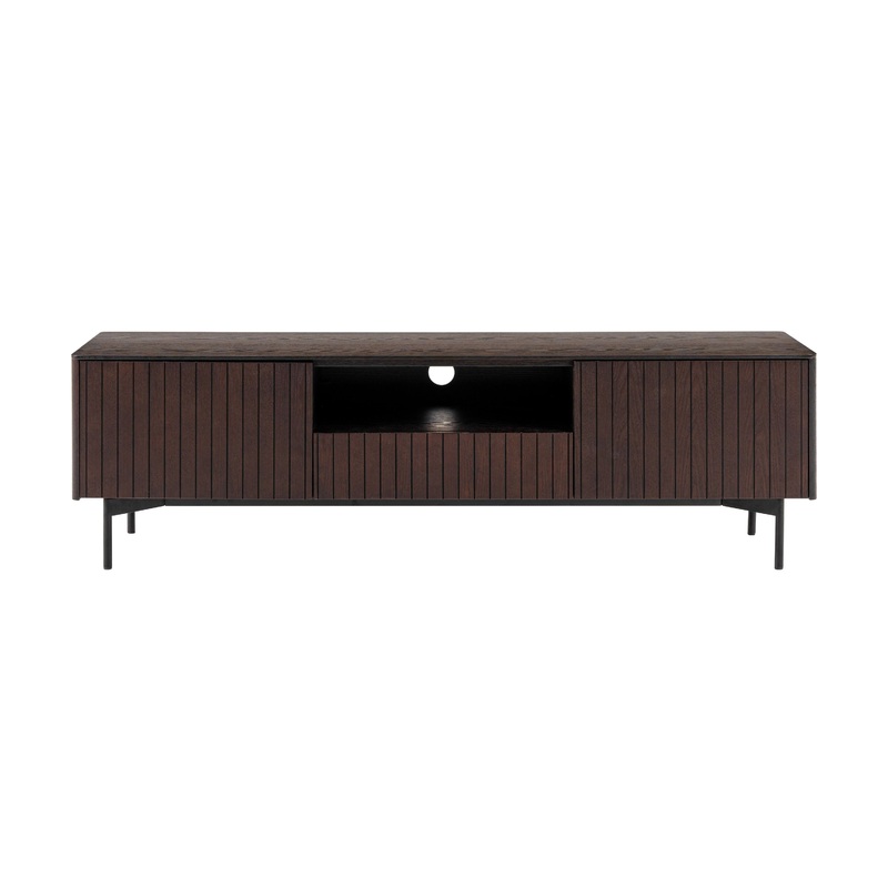 Modrest Calhoun Modern Smoked Ash Tv Stand Model VGDWJ9737-BRN-TV