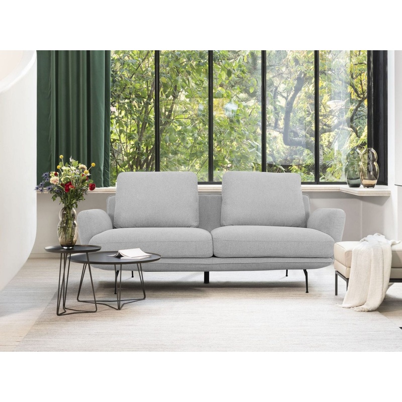 Divani Casa Dolly Modern Light Grey Fabric Sofa Model VGKNK8558-LGRY-S