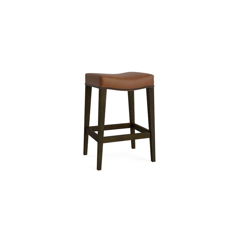 Vail Leather Saddle Counter Stool