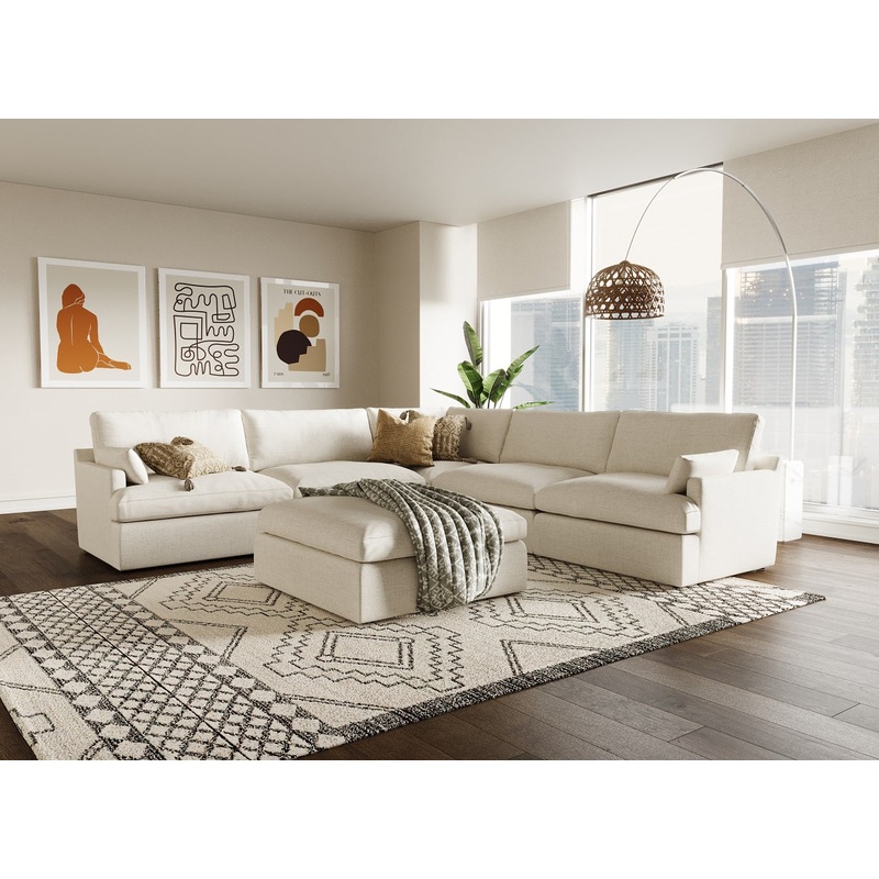 Divani Casa Danica Modern Beige Sectional Sofa  Model VGKK-KF2650-BGE-SECT