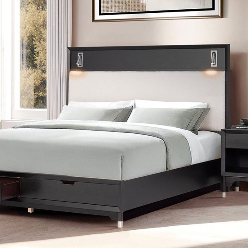 Torrance Bed Model Fm74002Bk-St By Furniture Of America