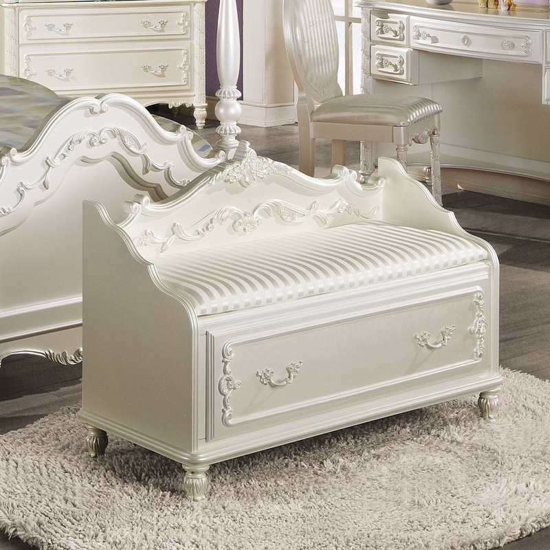 ACME Pearl Bench W/Storage Model BD02440