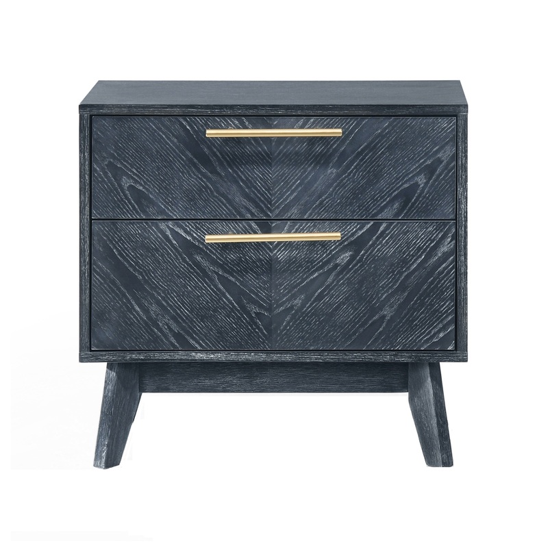 Modrest Diana Modern Grey Ash Nightstand Model VGMABR-132-NS