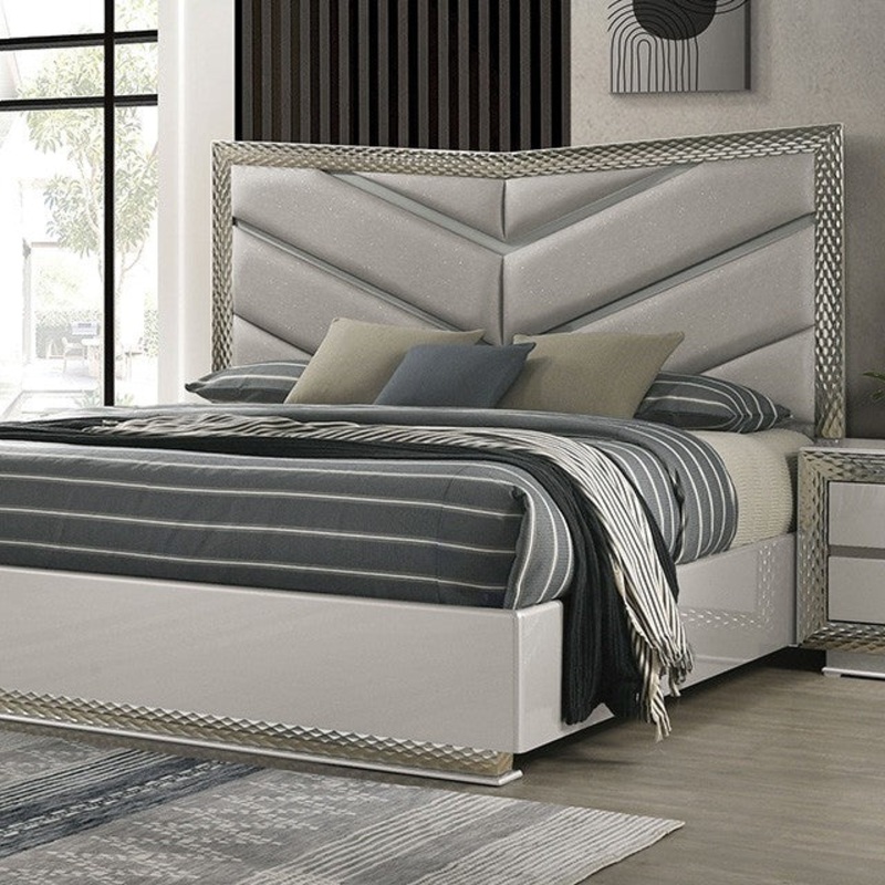 Ventnor Bed Model Fm7251Gy By Furniture Of America