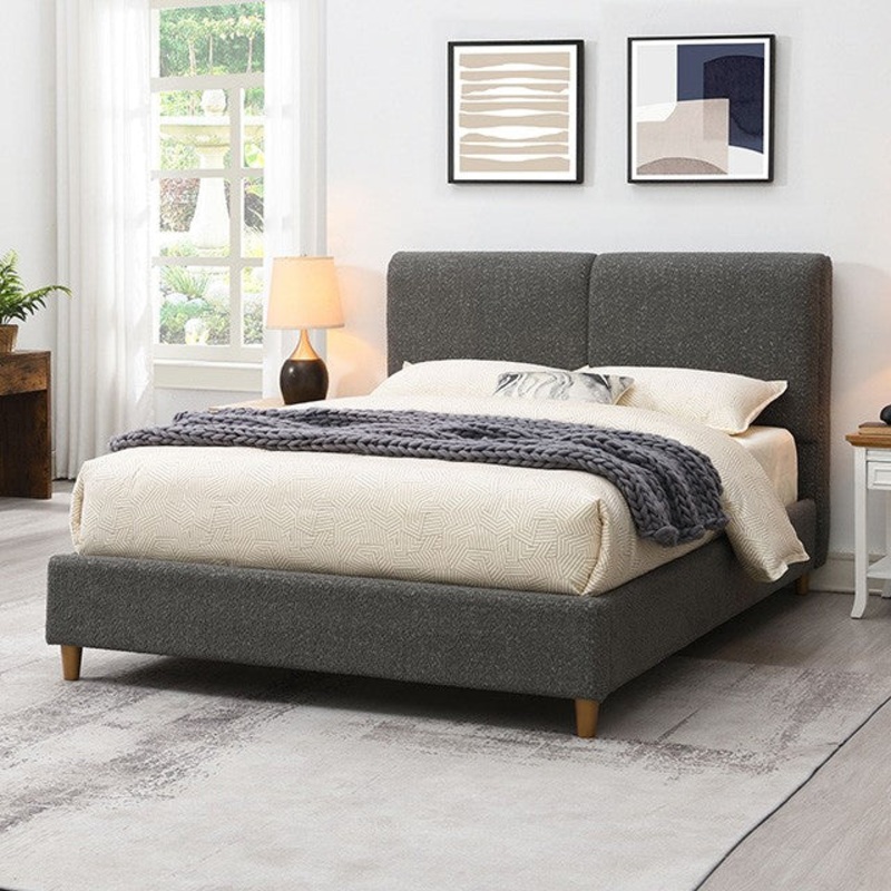 Stavern Bed Model Fm71000Gy-Queen Bed By Furniture Of America