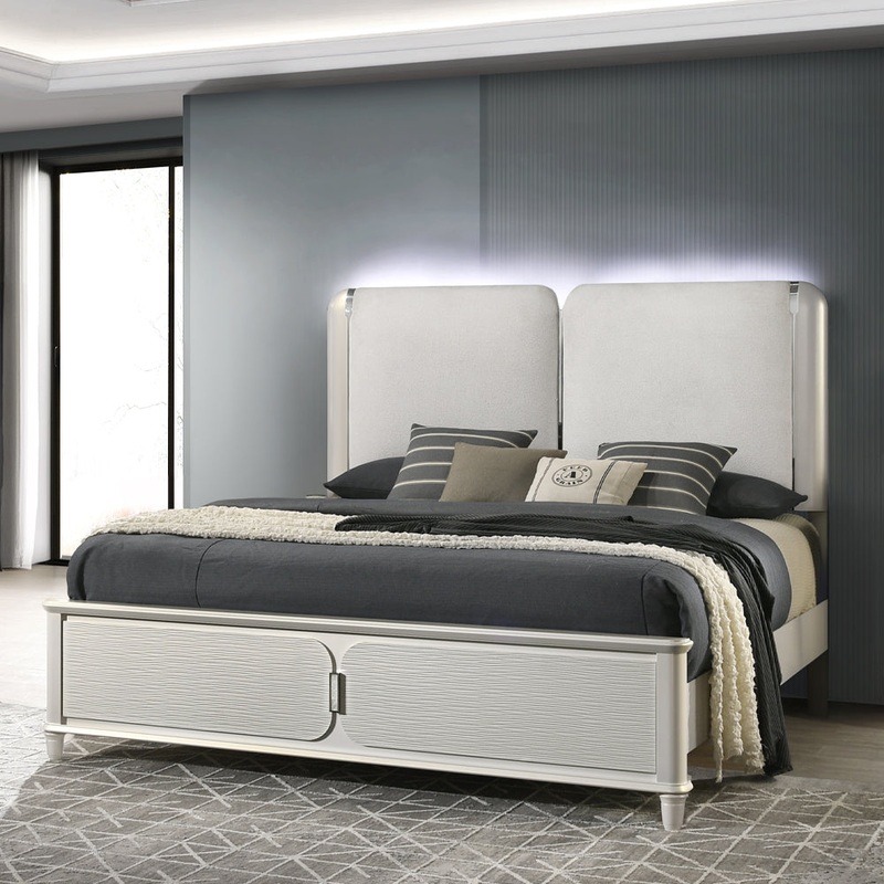 ACME Laveda Queen Bed w/LED Model BD03792Q