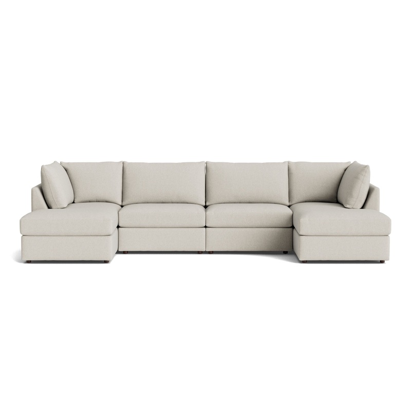 Beckham Modular Double Chaise Sectional