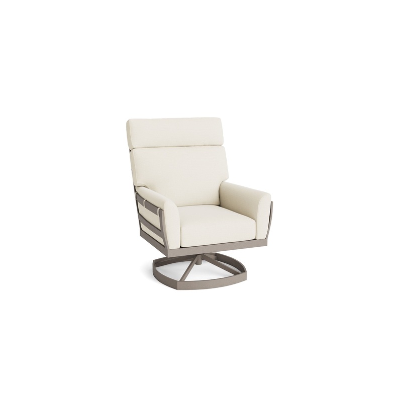 Arley Outdoor Track Arm Swivel Rocker