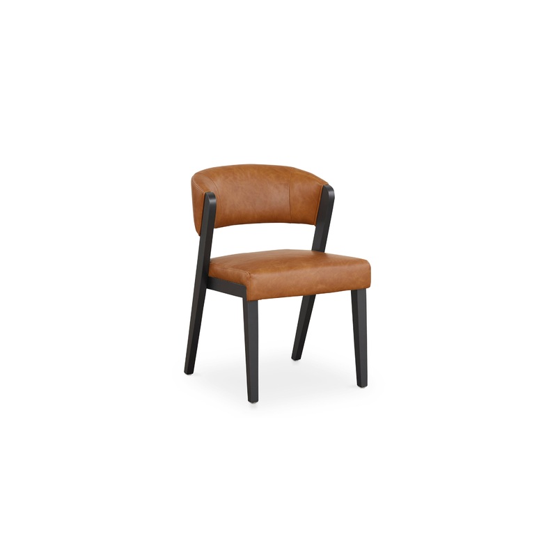 Asher Upholstered Faux Leather Dining Chair
