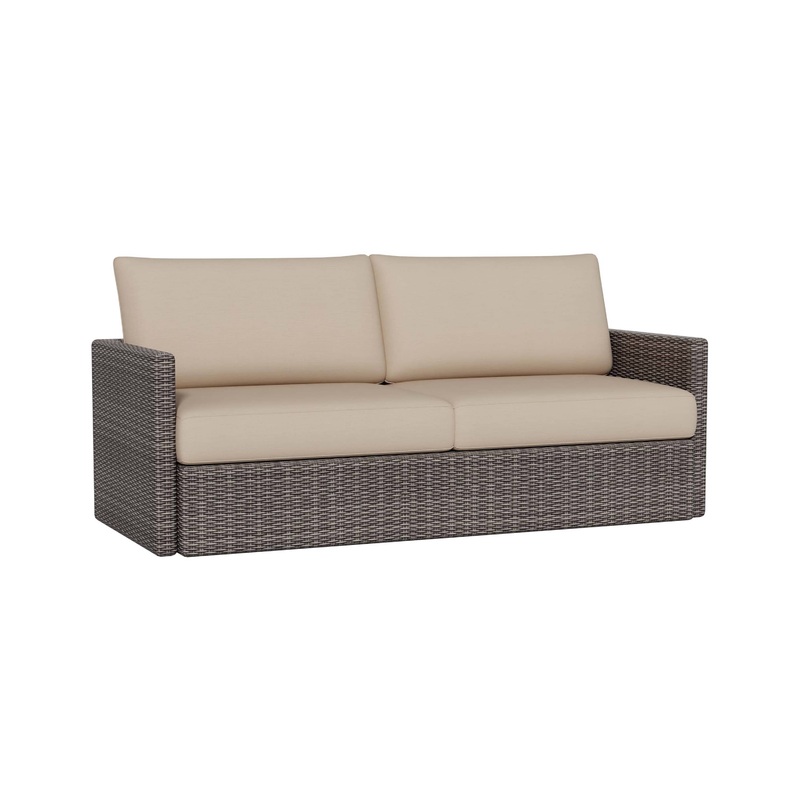 Ashford Outdoor Sofa|77″ – 2 cushion sofa|Solid Sand|Lounge