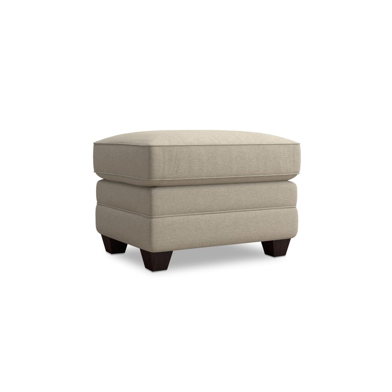 Alexander Ottoman|Basket Weave Fog|Basket Weave Straw