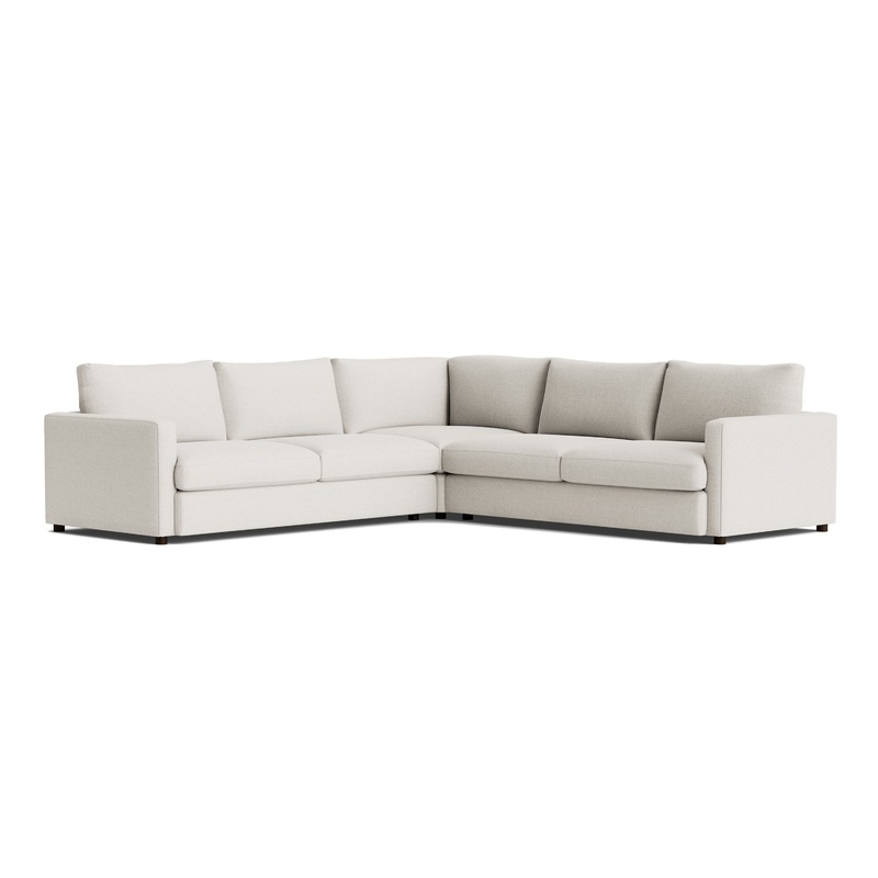 Allure Track Arm L-Shaped Sectional
