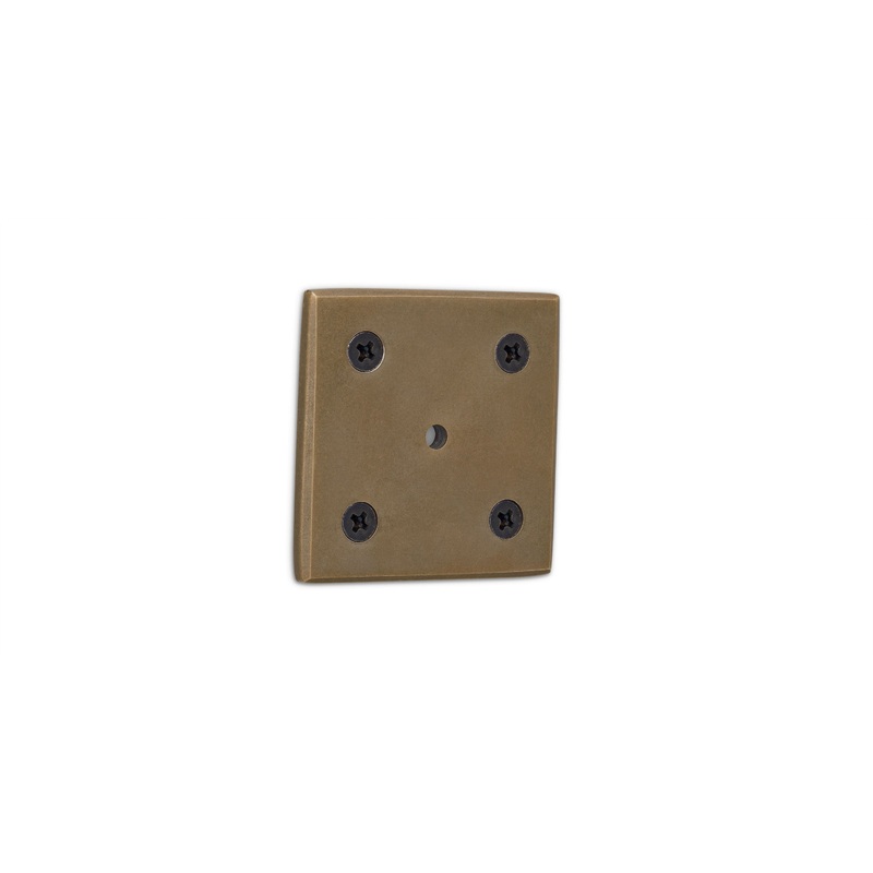 #10 Square Backplate|1.5″ Backplate|2″ Backplate|Burnished Brass