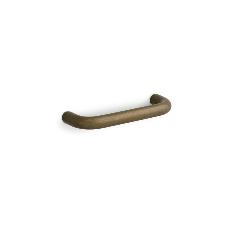 #19 Bar Pull|4″ Bar Pull|Burnished Brass