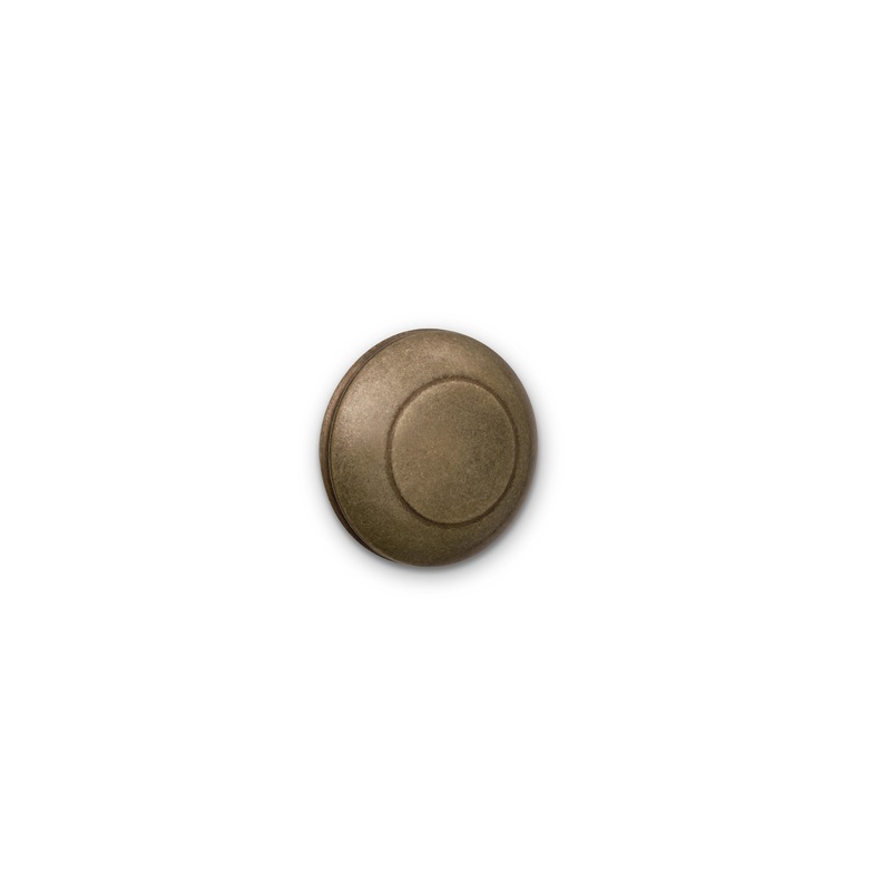 #36 Modern Round Knob|1.25″ Knob|1.75″ Knob|Burnished Brass