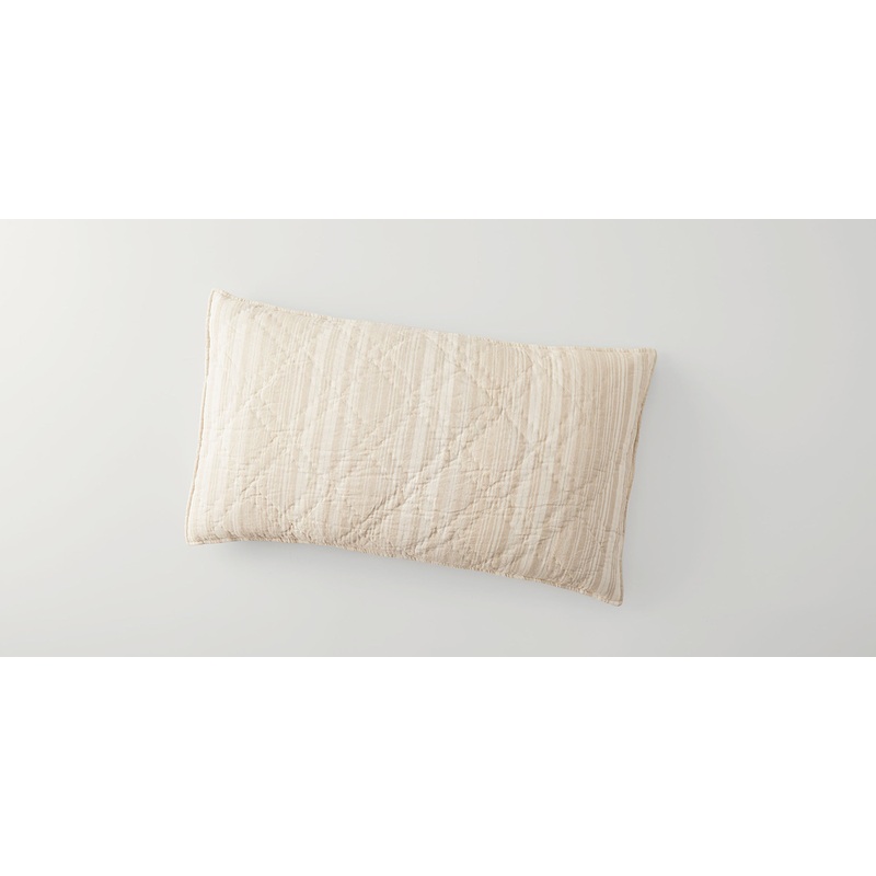 Aiden Pillow Shams|Euro|King|Standard|Natural