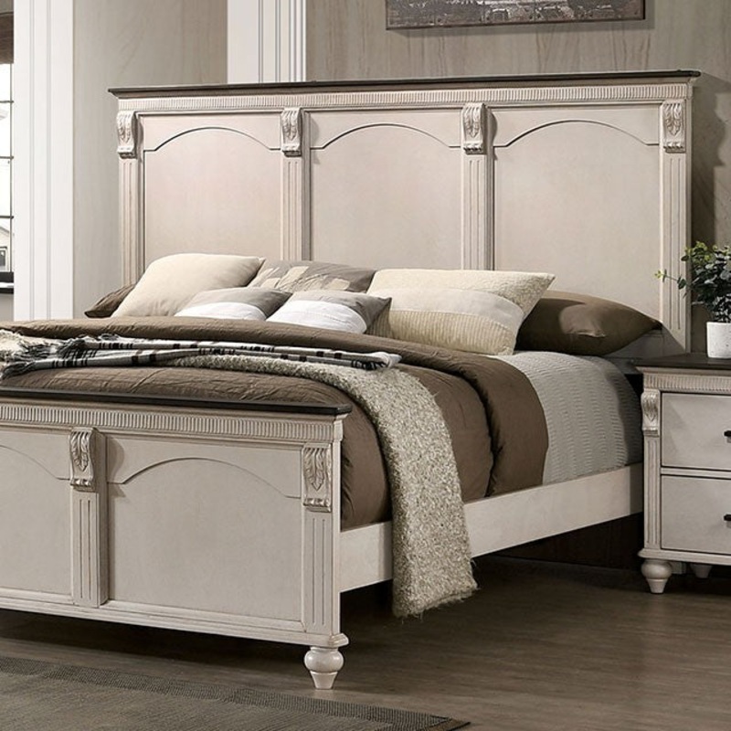 Agathon Bed Model Cm7182-Queen Bed By Furniture Of America
