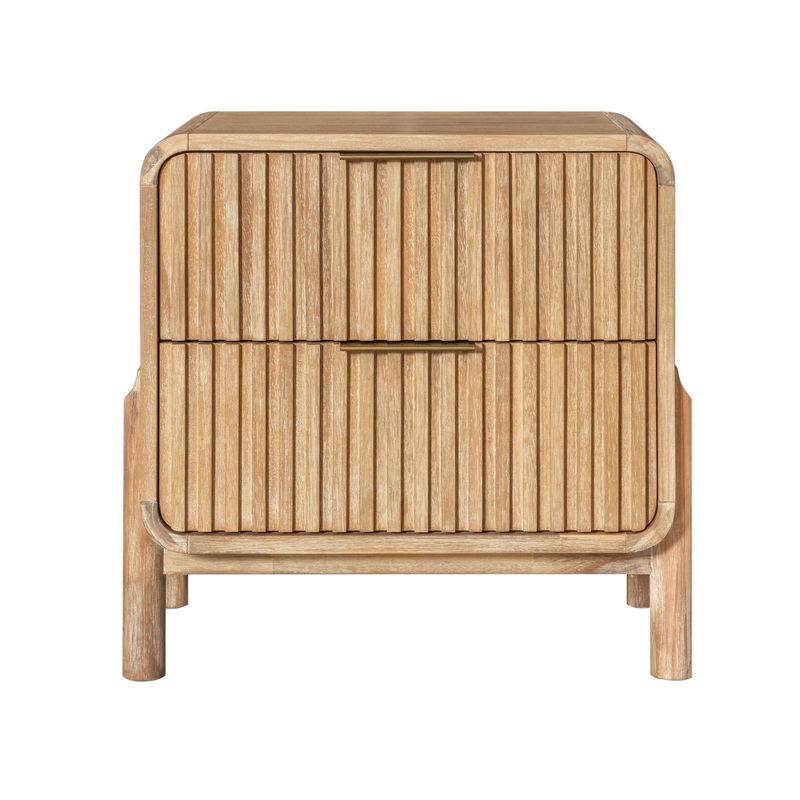 Modrest Mikala Modern Natural Oak Nightstand Model VGWDMIL-BST02