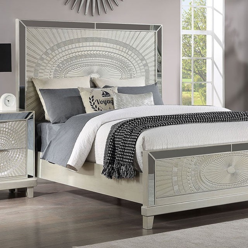 Valletta Bed Model Foa7157-E.King Bed By Furniture Of America
