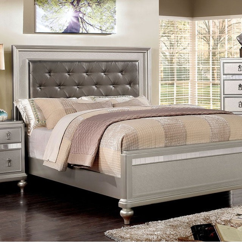 Avior Bed Model Cm7170Sv-E.King Bed By Furniture Of America