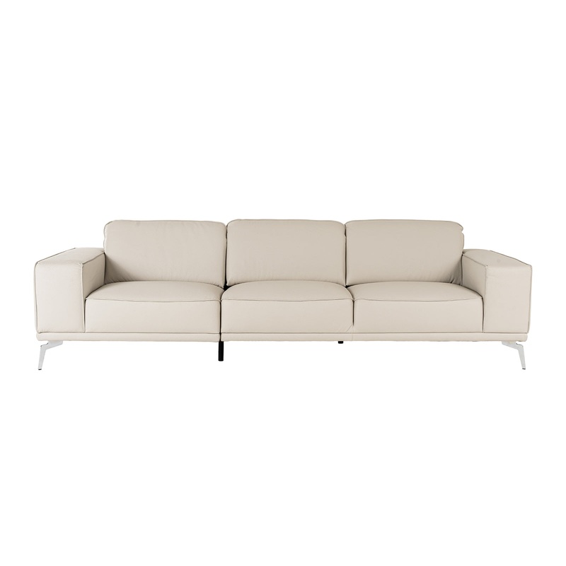 Lamod Italia Soho Italian Grey Leather Sofa Model VGDTSOHO-SF-GRY