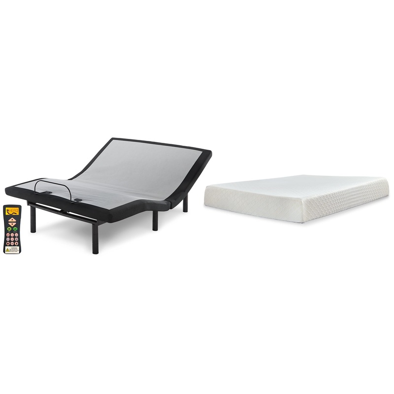 10 Inch Chime Memory Foam Mattress with Adjustable Base