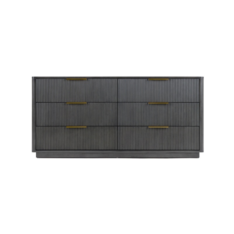 Nova Domus Santa Monica Modern Grey Wash Dresser Model VGMA-BR-144-DRS-GRY