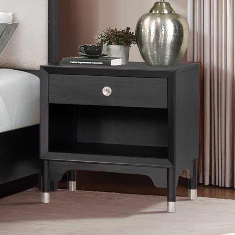 Torrance Nightstand Model Fm74002Bk-N By Furniture Of America