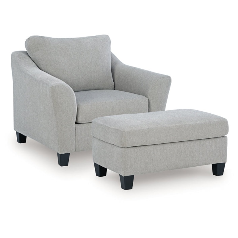 Willarae Chair and Ottoman