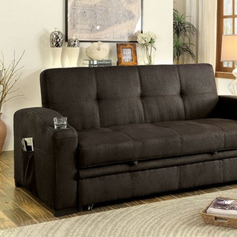 Mavis Futon Sofa Model Cm2691-Set-Vn-Fold-Down By Furniture Of America
