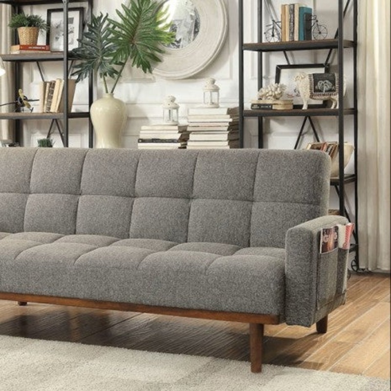 Nettie Futon Sofa Model Cm2605-Fold-Down By Furniture Of America