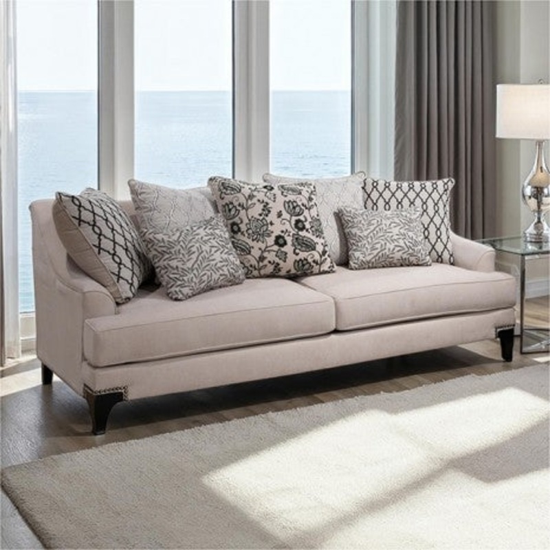 Lowell Sofa Model Sm2201Tp-Sf By Furniture Of America