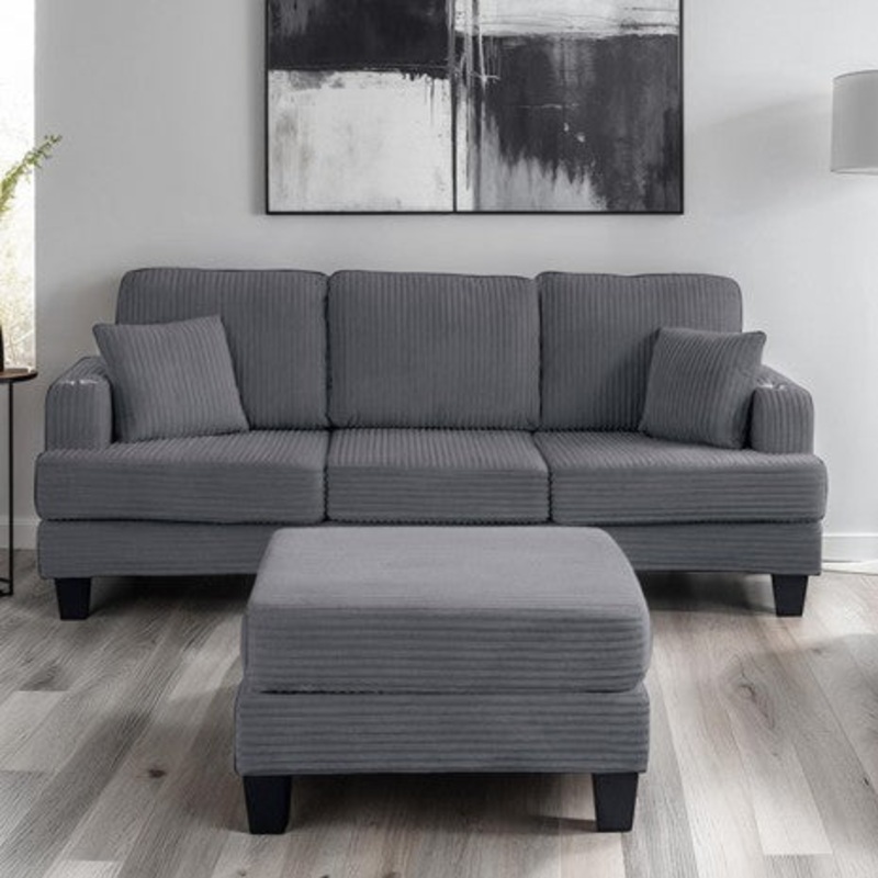 Moretaine Sofa Model Sl6932Dg-Sf-Pk By Furniture Of America