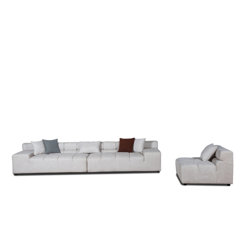 Divani Casa Rhonda Modern Beige Fabric Modular Sectional Sofa Model VGAH-SF2037-BGE
