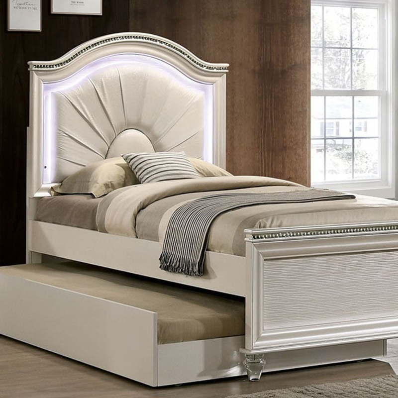 Allie Bed Model Cm7901-Twin Bed By Furniture Of America
