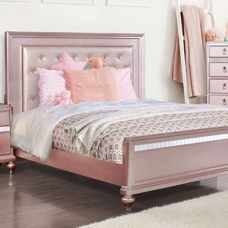 Avior Bed Model Cm7170Rg-Twin Bed By Furniture Of America
